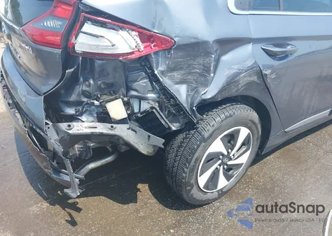 2017 Hyundai Ioniq Hybrid Sel из США, поврежденный, VIN KMHC75LC7HU033346